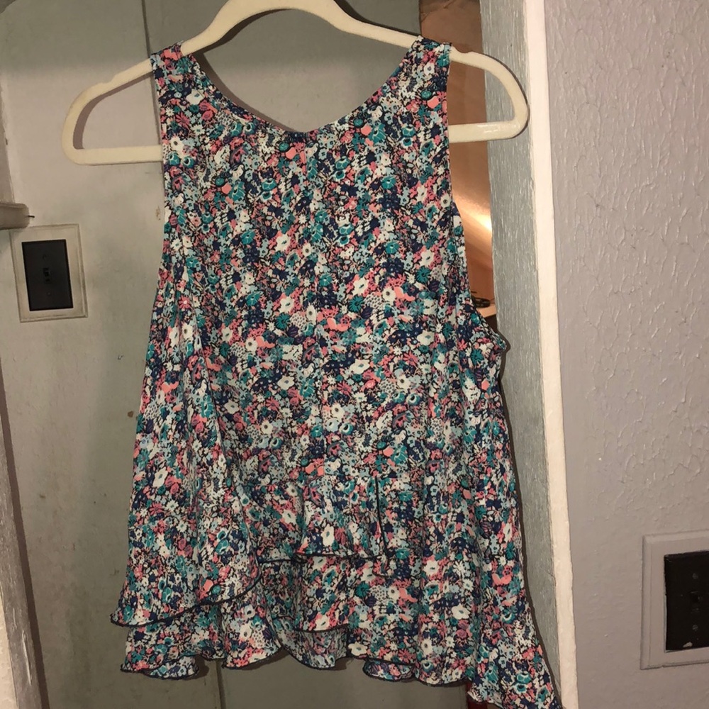 Floral tank top